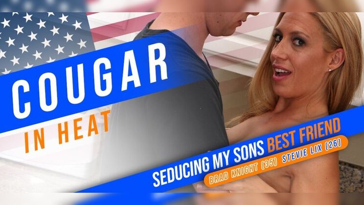 Stevie Lix Gives Brad a Reverse Cowgirl Ride