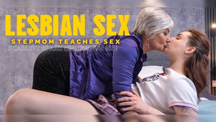 Arwen Teaches Scarlett Spark the Secrets of Lesbian Licking and Fucking