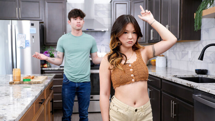 Stepbro Finds Lulu Chu Sleepy In His Bed - She Wants Morning Head