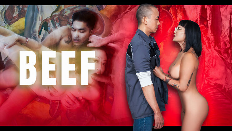 Kitty Chow's Beef Parody: Threeway Pussy Licking and Blowjobs