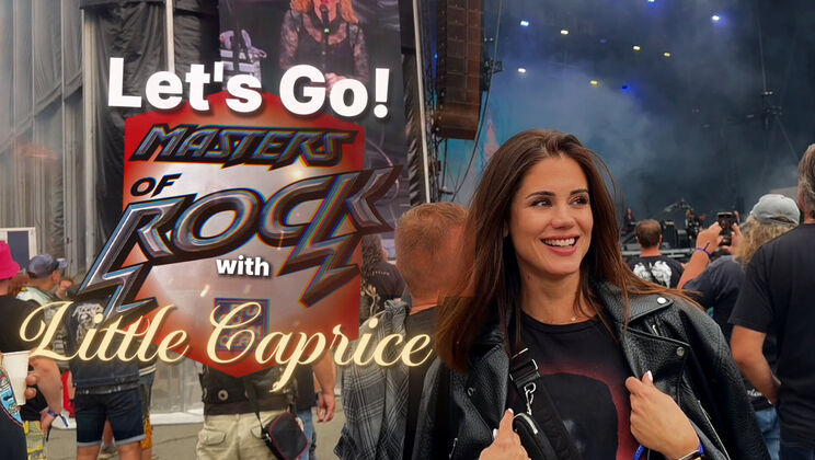Behind the Scenes with Little Caprice Masters of Rock