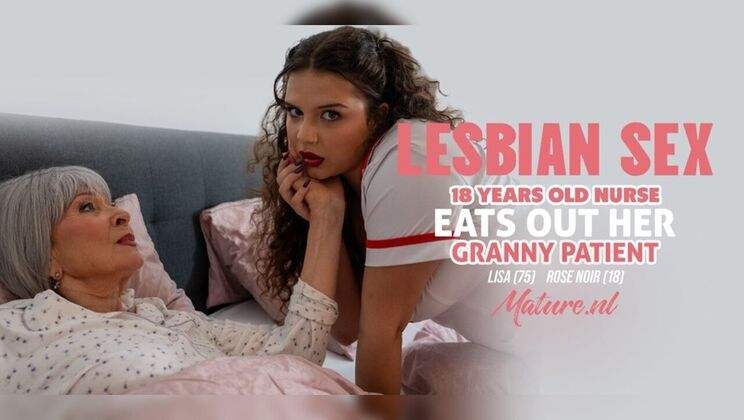 Young Nurse Rose Eats Out Old Granny Lisa