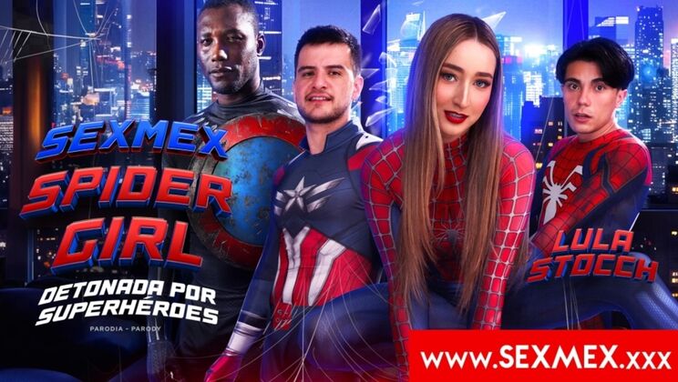 Superheroes Bang Sexy Spider Girl Lula