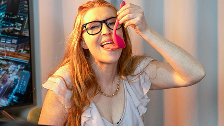 Redhead Wife Lenka Seduces Her New Cameraman