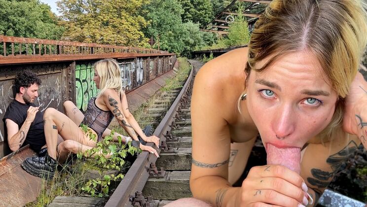 Kitti & Uri Urbex-Rated Finger Licking and Body Hair