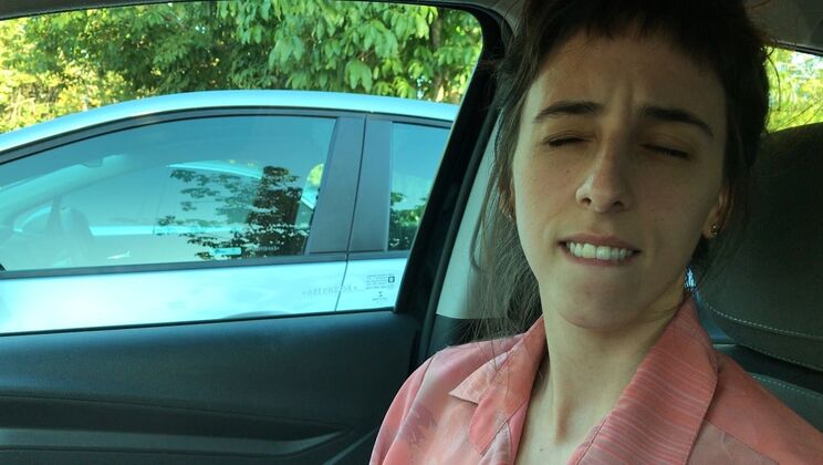 Car Play POV with a Tattooed Brunette
