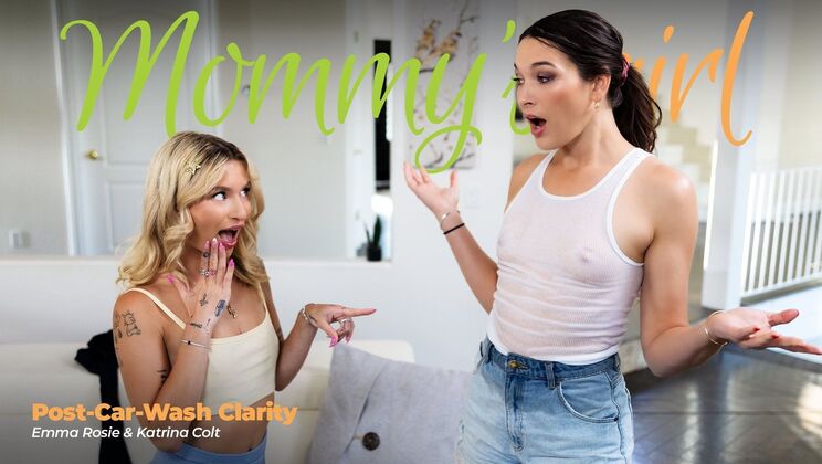 Stepfamily Girls Katrina and Emma Fuck After Car Wash