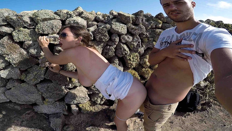 Vacation Sex With Miriam And Jorge In Car
