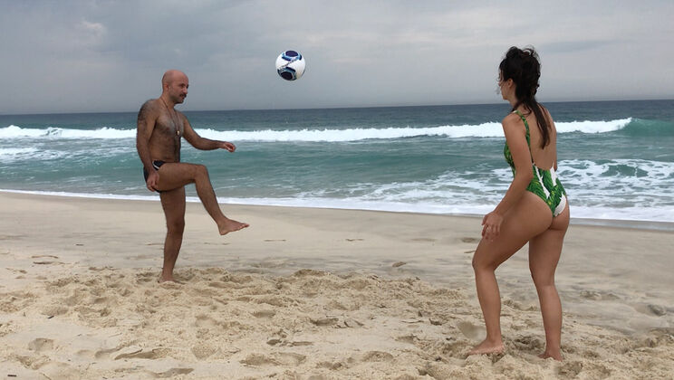World Cup Special: Spitting Distance - Facefucking and Hair Pulling